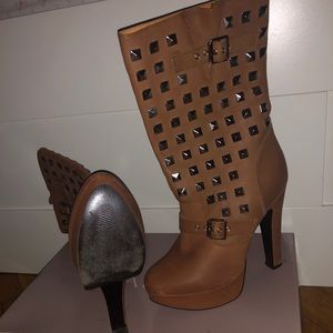 STUDDED HIGH HEEL BOOTS!